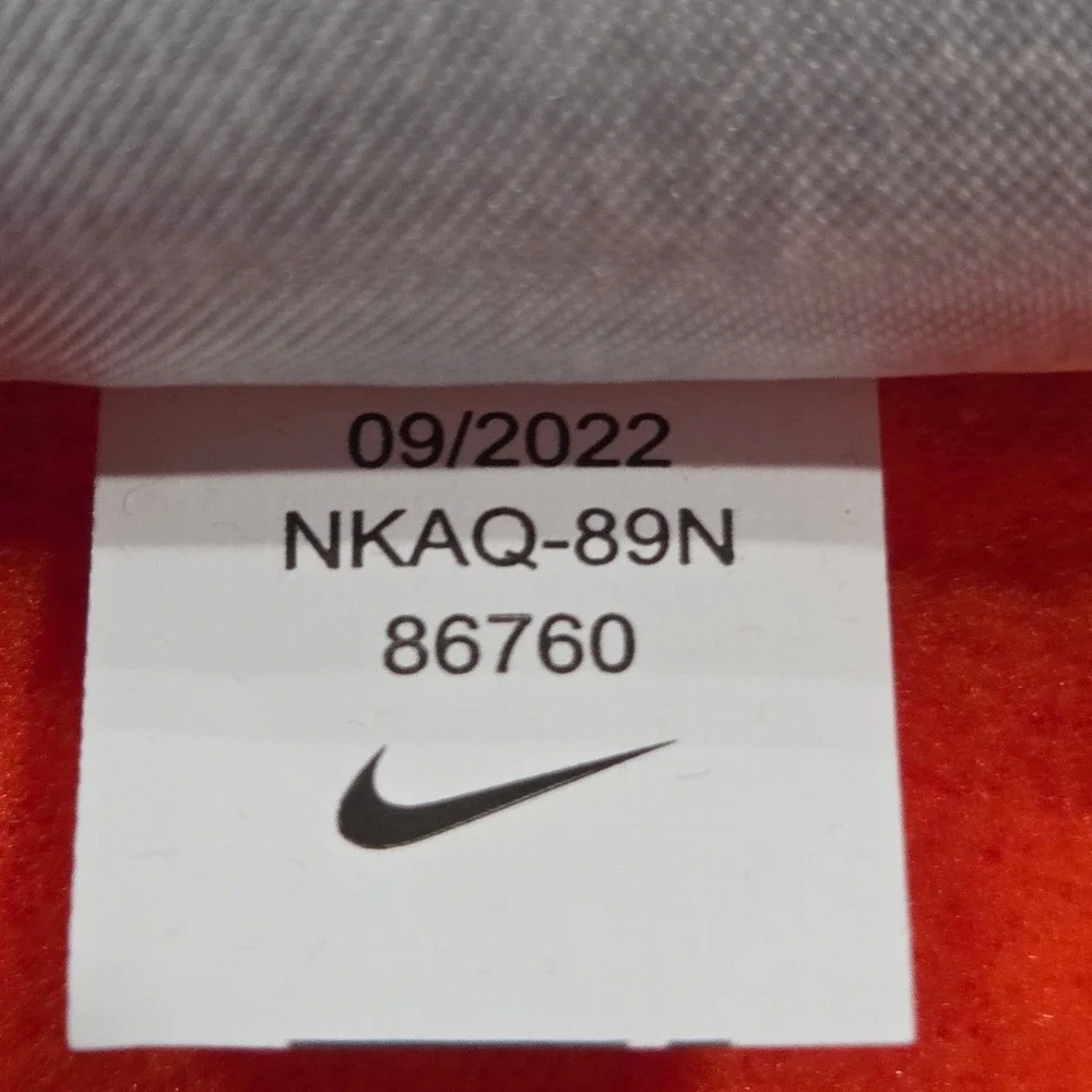 Nike Hoodie Mens Medium Orange Pullover Fleece Sweatshirt Therma Fit Casual NWOT